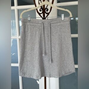 Natural Reflections Gray Cotton Pull On Skirt Size S